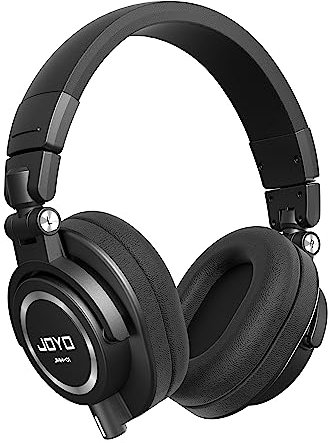 JOYO Studio-Monitor-Kopfhörer, kabelgebunden, Over-Ear-Audioaufnahme, Monitor, Headset, Geräuschisolierung, tiefer Bass, für Gitarre, Mixer, Verstärker, Podcast-Mikrofon und Keyboard, Klavier (JMH-01)