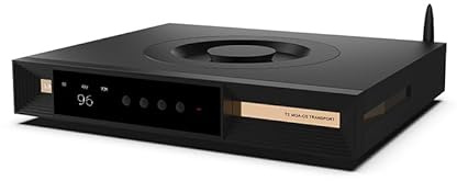 SMSL VMV T2 högupplöst digital mediacenter CD-spelare, med CD-, USB, Bluetooth, klocksynkronisering (svart)