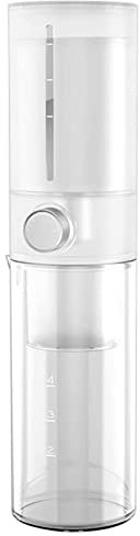 GUOQDAMI Macchina da caffè con infusione a freddo da 800 ml, caffettiera con infusione di ghiaccio a goccia con manopola di regolazione, caffettiera a sifone per l'home office Caffettiera Pour Over