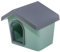 Hunde- und Katzenhaus Hundehütte aus Kunststoff 53 x 45 x 47 cm Schwarz-Grün