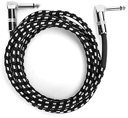 Cryfokt Gitarrkabel, 6,35 Mm Gitarrförstärkare Kabel för Elektronisk Orgelikare för Mikrofon (JD6209)