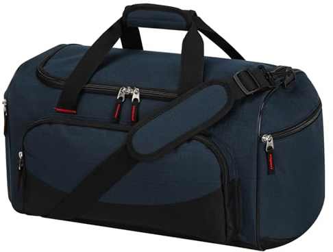 LONALIA sportväska resväska herr, Marinblå-30l, 30L-17inch, LONALIA sportväska resväska
