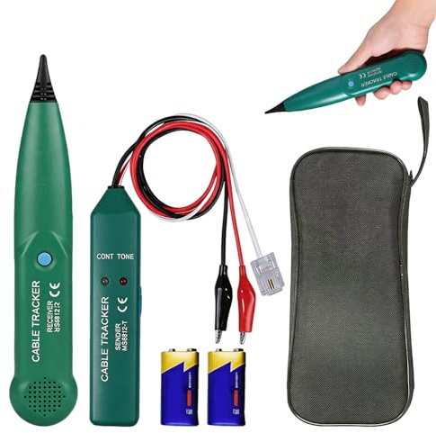 Cable Tracker, HOVCEH Rilevatore Cavo Rotto Robot Tagliaerba Include Due Batterie da 9V, Portatile Tracciatore di Cavi, Semplice da Usare Cercacavi Giardino Automower