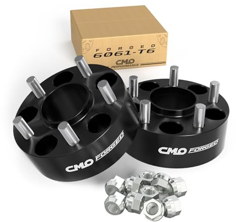 50mm (2 Inch) Hubcentric Black Wheel Spacers 5x115 Compatible For Dodge Charger 2006-2022, Challenger 2008-2022, Magnum 2005-2008, Compatible For Chrysler 300c 2005-2022 (2pcs 71.6mm M14x1.5) Spacer
