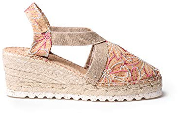 Espadrille for women in cork - TERRA - Multicolor, 36 EU
