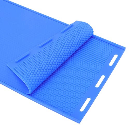 Fdit Hoja de Cera de Abejas de Silicona, 2 uds., Molde DIY para Máquina de Repujado de Cera de Abejas, Accesorios, Molde de Hoja de Prensa Suave, Herramientas, Suministros de Apicultura