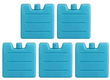 Packs de Glace pour Glacière, 70ml P-ain de Glace pour Sac Isotherme, Accumulateur de Froid, Réutilisable Éléments de Refroidissement, Bloc de Glace pour Boîtes à Lunch Pique-niques Voyage Plage