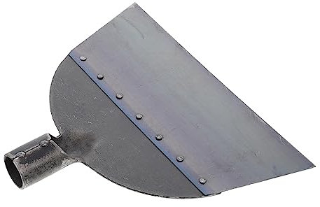 MERRYHAPY Pelle Ménage Robuste Acier pour Nettoyage Excréments Élevage Pelle Pratique Légère pour Cage à Animaux Et Jardinage