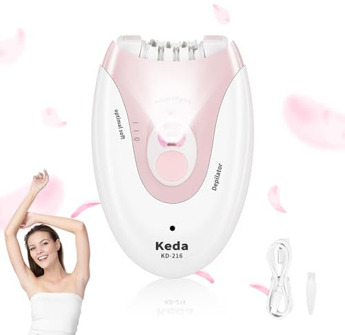 Depilatore per il viso da donna, epilatore delicato da donna, ricaricabile, epilatore per il viso, zona bikini, corpo, gambe, braccia, cordless