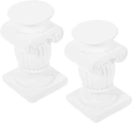 ULTECHNOVO 2 Piezas De Decoración De Columna Romana Soporte De Columna De Flores Pilares De Columna Romana para Pastel Paisajismo Pilar Romano Base De Columna De Decoración De Pilar
