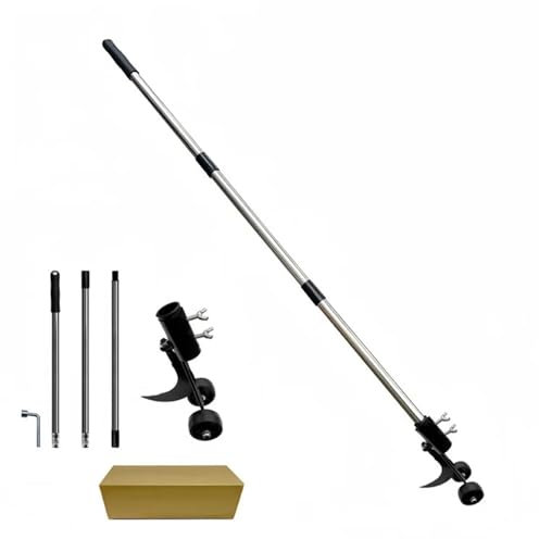 Genérico Rodillo de deshierbe para Huecos de jardín, Herramienta de deshierbe rápida para jardinería(Machete)