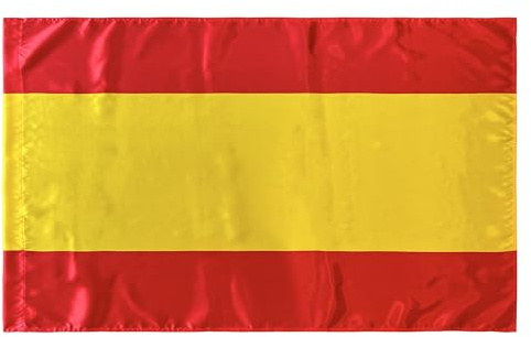 Durabol Bandera de España sin Escudo 150x90cm - Serigrafía Resistente a la UV, Colores Vivos para Decoración Interior y Exterior, Eventos Patrióticos y Deportivos