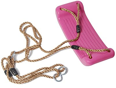 OTITU Altalena Per Bambini Da Esterno E Interno Sedile Altalena - Tavola Altalena Altalena A Tavola Per Bambini Per Dondolarsi, Altalena A Sedile Piatto Altalena Per Bebè Rosa