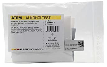 Cleartest Atem-Alkoholtest, 1 St