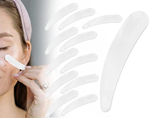 ZoeTekway 10 Piezas Espátula de Crema Espátula Cosmética Cuchara de Maquillaje Espátula Cosmética Reutilizable para Mascarilla Gel de Lavado