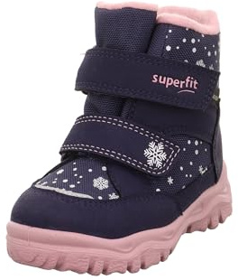 superfit Husky1 Warm Gefütterte Gore-tex, Stivali da neve Bambine e ragazze, Blau Rosa 8020, 20 EU