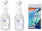 Kunststoff- und Schreibtischreiniger, Klebereste- Bleistift- Entferner mit Laubner Microfasertuch (2 Flaschen Schreibtischreiniger = 1,5 Liter)