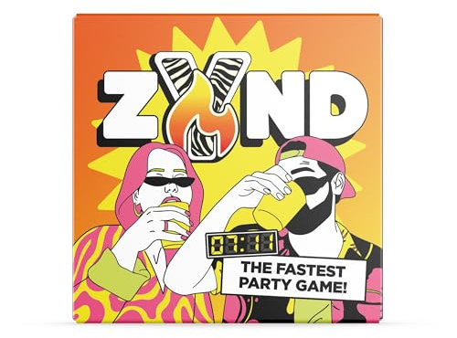 Zynd Partyspiel - Das ultimative Zeitspiel mit Timer - Wettkampf Game für Jeden - Lustiges Partygame für Erwachsene - Herausforderung mit Countdown - Perfekt für Feiern & gesellige Abende