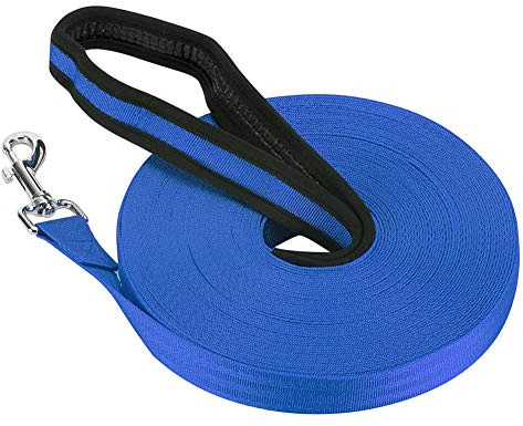 Vivifying Dog Training Lead - 20m/65ft | with Padded Handle, Perfect for Daily Walks and Obedience Training