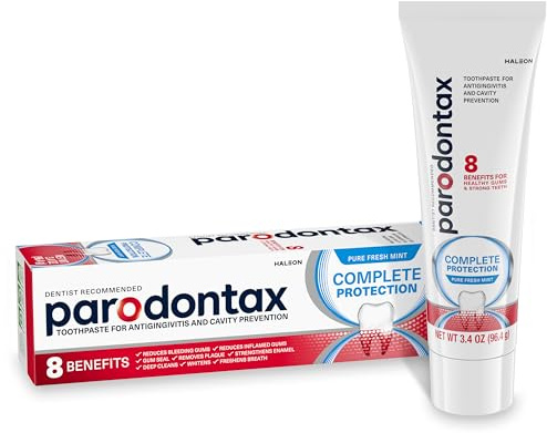 Parodontax Complete Protection Toothpaste for Bleeding Gums, Pure Fresh Mint, 3.4 Ounce