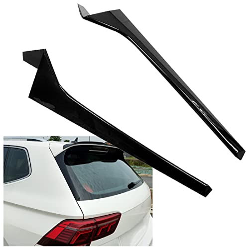 Accessories Spoiler Posteriori Auto Per Tiguan R-Line 2017-2022 2 Pezzi Spoiler Laterale Per Lunotto Posteriore ABS Spoiler Per Ala Di Coda