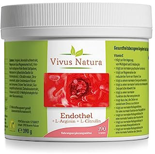 Vivus Natura Endothel L-Arginin L-Citrullin Pulver 390g
