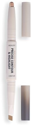 Revolution Beauty, Precise Contour & Highlight Stick, All-In-One Face Makeup Product, Highly Blendable with Matte Finish, Vegan & Cruelty-Free, Dark