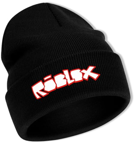 Ubephant Mütze Roblx, Roblx Beanie Mütze, Wintermütze für Herren Damen Strickmütze für Herbst & Winter, Winter Mütze Geschenke für Kinder, Geeignet Kopfumfang 15-24 Zoll