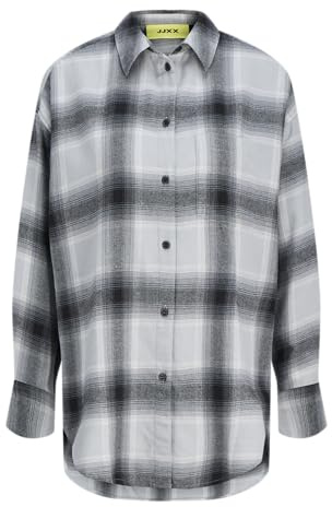 JJXX Jxjamie Flannel LS Shirt Wvn SN, Nero, M