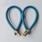 Tire Pressure Gauge with Rubber Hose for Efficient Car Maintenance (Blue)