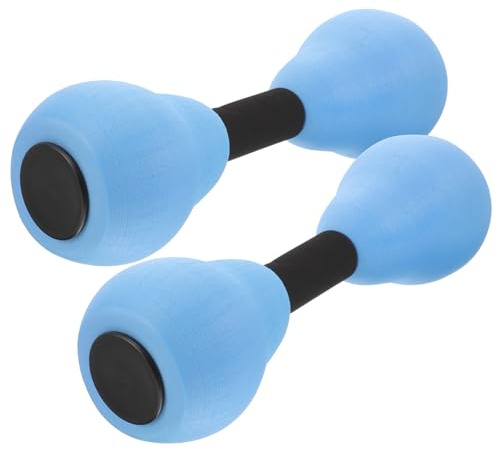 Veemoon Haltères Aquatiques Réglables en Eva Bleu et Noir Paire de Poids pour Exercices en Piscine Accessoires de Musculation pour Fitness Aquatique Rééducation