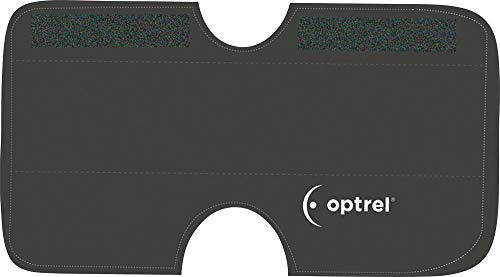optrel® komfortband bak, svart, bomull med kardborreband, 2-pack