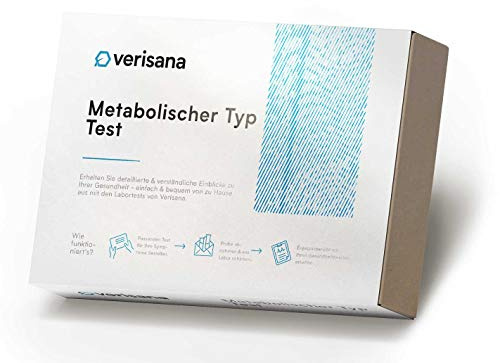 Verisana | Metabolischer Typ Test | Metabolischen Typen identifizieren | Ernährung & Fitness-Plan auf Stoffwechsel abstimmen | Cholesterol & andere Fett-Werte per Labortest messen