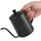 Marvellous 550ml Electric Gooseneck Kettle Temperature Control，Pour Over Electric Kettle Pot for Coffee Tea Stainless Steel Matte Black