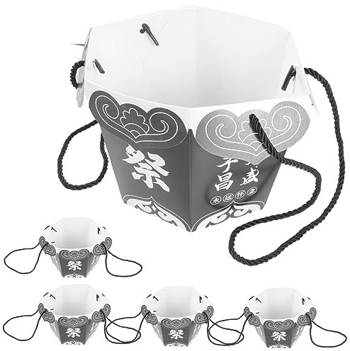 DOITOOL 5 Piezas bolsas de tumbas jarrón de tumba con florero ornamento suministros de cementerio funeral Víspera de Todos los Santos suministros funerarios contenedor de flores Decorar