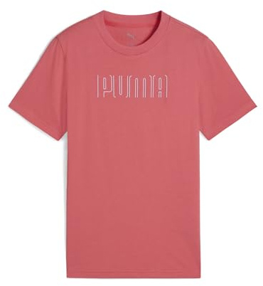 Puma Mädchen Sport Graphic Tee G T-Shirts, Peach Frost, 128 EU