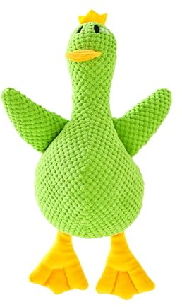 Calming Duck Toy for Dogs,Interactive Dog Toys | Squeaky Interactive Game Pillow for Separation Stress Puppy Teething Sleep Aid Travel Indoor Play Quiet Time Crate Time