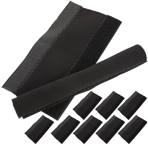 Cabilock 10 Piezas Kit Protector de Cadena para Bicicleta Cubierta Protectora Resistente y Absorbente de Impactos Diseño Aerodinámico para Cuadro de Montaña Protección contra Barro y Arena