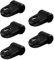 cyclingcolors 5x Guida Guaina Bici Semplice Cavo Freno Deragliatore Fissaggio Bicicletta MTB Nero