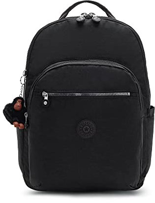 Kipling Sac à dos pour ordinateur portable Seoul Xl pour femme, bleu, 13.5 L x 18.25 H x 7.75 D