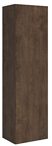 Decor Space Colonna in legno con ripiani, per composizioni arredamento camere ed interni (Noce, Base Colonna)