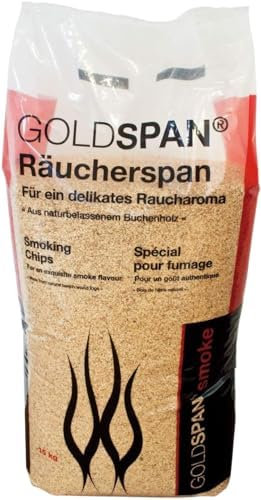 Küper Selection Goldspan Smoke I Räucherspäne I B 10/40 I Körnung 3,0-5,0mm I 15kg