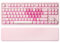 YUNZII B87 Wireless Mechanical Keyboard,QMK/VIA Software Custom Gaming,Gasket RGB Keyboard with Cute MOA Keycaps,Wrist Rest,BT5.0/2.4G/USB-C NKRO for Win/Mac (pink, milk v2 linear)