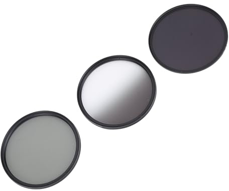 Plyisty ND8 CPL GND -Filter -Set, 3 in 1 Kit Filtro per Quadrante Neutro Graduato per DSLR (82 mm)