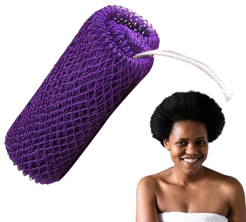 Spugna a rete | Peeling levigante della pelle – Scrub corpo per collo braccia schiena viaggio e cura del bagno