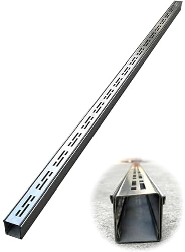 Kit di scarico sottile in acciaio inox – resistente canale di scarico in acciaio inox 304 per patio esterno, vialetti, bagni e cucine – soluzione di gestione dell'acqua resistente