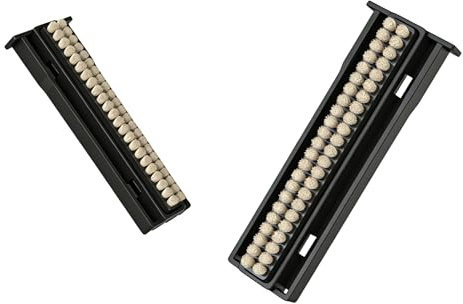 HumminGuru EZ Lavatrice per Dischi, Macchina Manuale per la Pulizia dei Dischi in Vinile con Rotazione Senza Sforzo LP e Morsetto Sicuro, Kit di Pulizia (1 Paio di Spazzole in Pelo di Capra)
