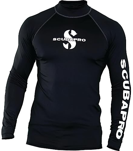SCUBAPRO män, unisex UPF 50 Rash Guard, Long Sleeve, Men Rash Guard