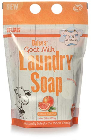 Brooke & Nora At Home, Daisy's Goat Milk Laundry Soap, Citrus Sunrise, 96 Loads