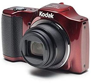 Kodak Pixpro Friendly FZ152 16MP Compact Digital Camera with 15X Optical Zoom and 3 LCD Red (Renewed)